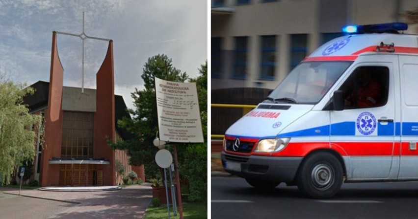 Tragiczny wypadek w tyskim kościele. Mężczyzna spadł z rusztowania. Nie żyje. Sprawę wyjaśni prokurator