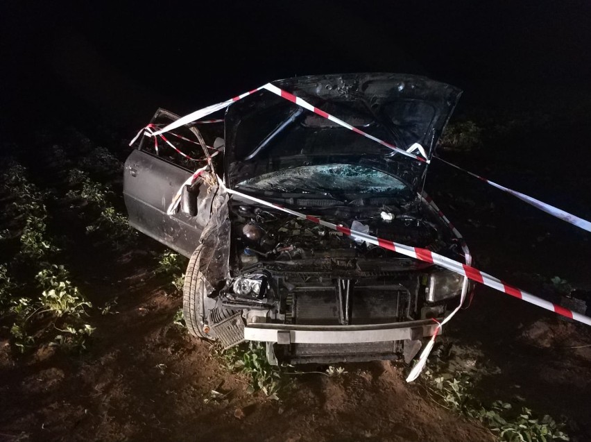Wypadek w Lisich Jamach - w szpitalu zmarł 26-letni  kierowca audi AKTUALIZACJA
