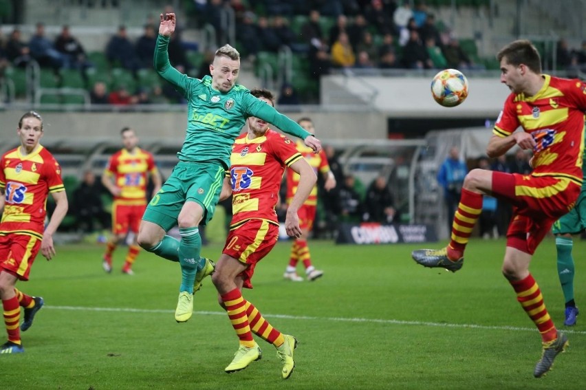 Jagiellonia w piątek wieczorem - tuż po tym jak Odra ograła...