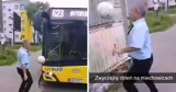 Kierowca autobusu na Śląsku... prawie jak Lewandowski! Zobacz co wyczynia z piłką! WIDEO z Bytomia podbija sieć