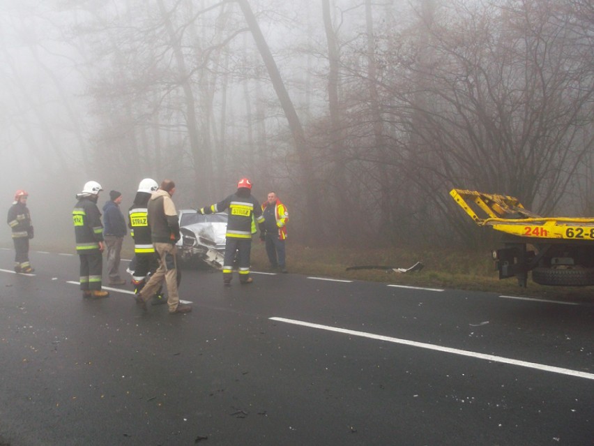 Wypadek w Skarszewie. Trzy osoby w szpitalu