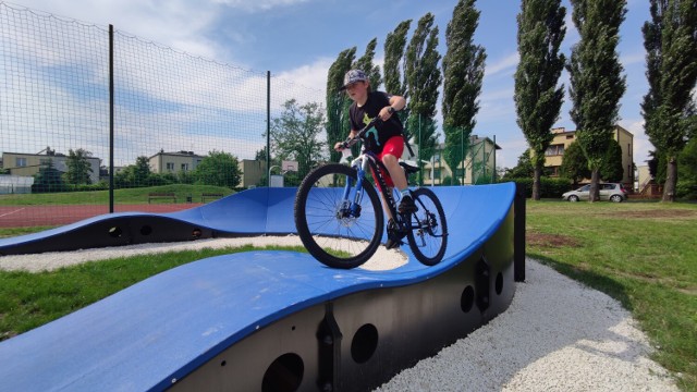 Pumptrack na Szczekanica Central Park przy ul. Rzecznej w Piotrkowie już działa