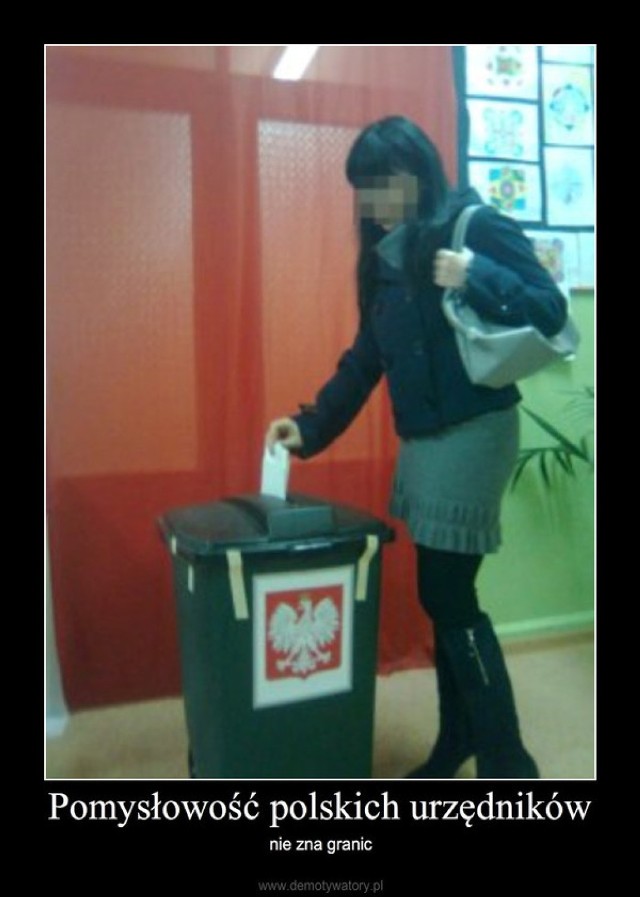 Głosowania do kosza na śmieci to już... polska tradycja