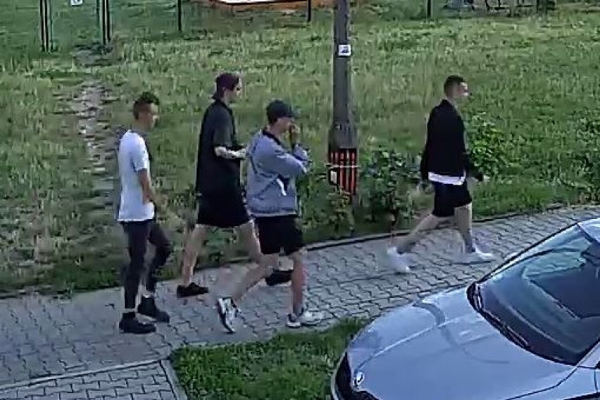 Zniszczyli samochód zaparkowany w Sosnowcu. Rozpoznajesz ich?