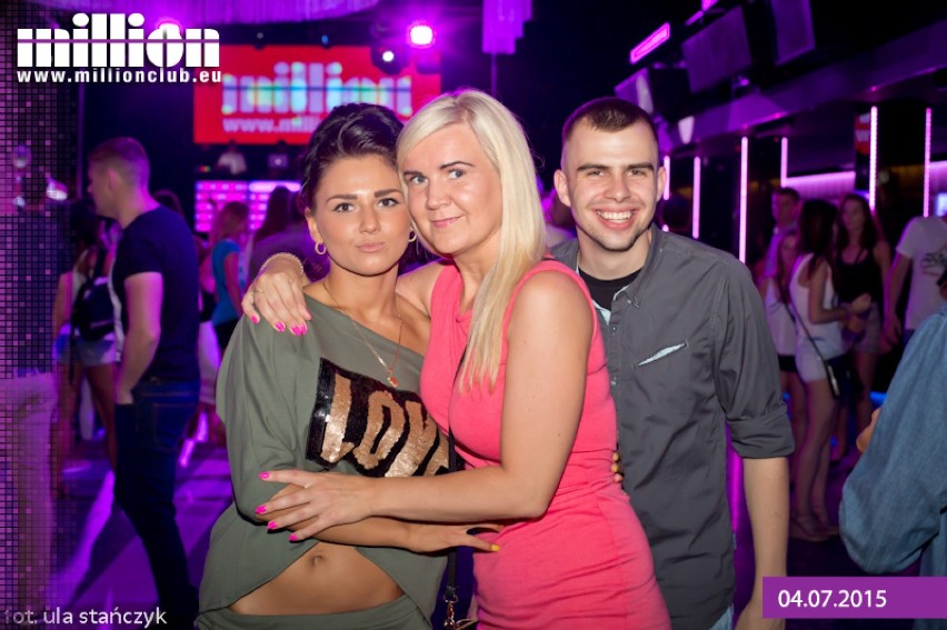 Impreza w klubie Million we Włocławku [4 lipca 2015]