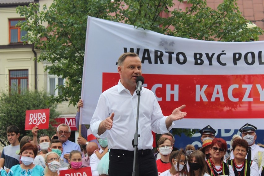 Andrzej Duda w Białej Podlaskiej. „Te wybory przesądzą, jaka będzie nasza Ojczyzna”. Zobacz zdjęcia