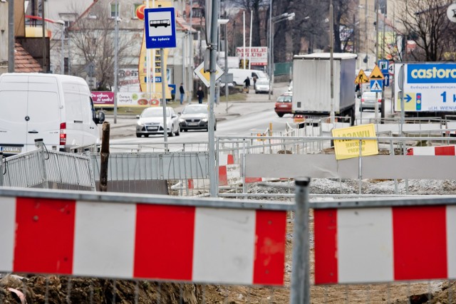 Trwa przebudowa wjazdu do Wałbrzycha od strony Świebodzic