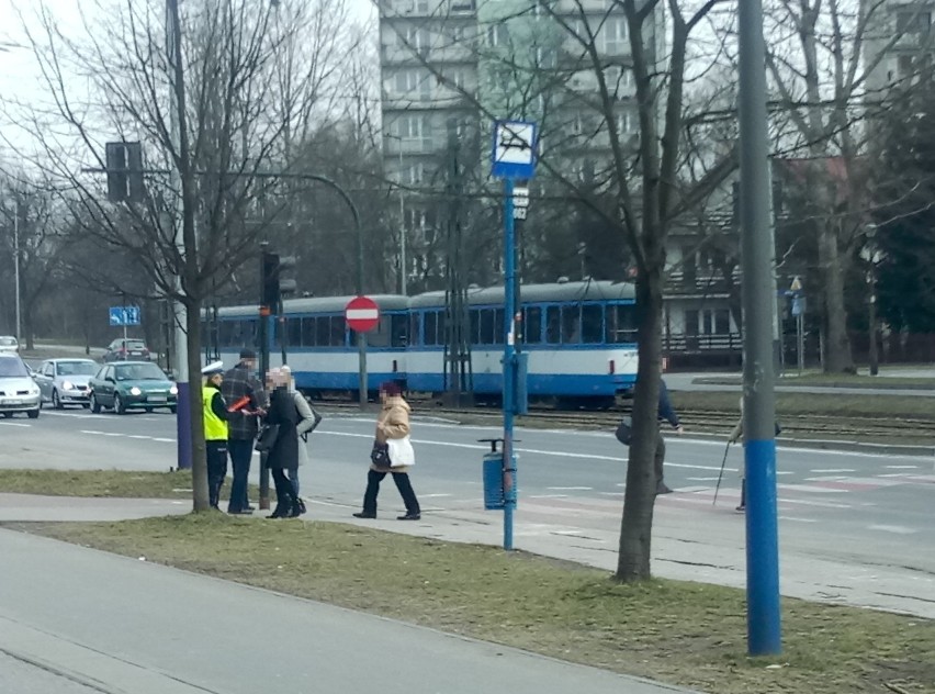 Kraków. Zmasowana akcja karania pieszych i rowerzystów