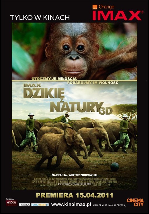 &quot;Dzikie z Natury 3D&quot; - filmowa opowieść o miłości do zwierząt