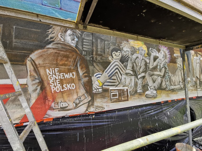 Powstaje mural poświęcony zespołowi Sztywny Pal Azji