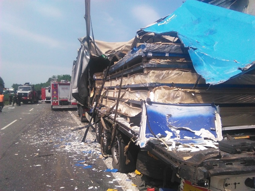 Wypadek na A4. Na obwodnicy Krakowa zderzyły się dwie...