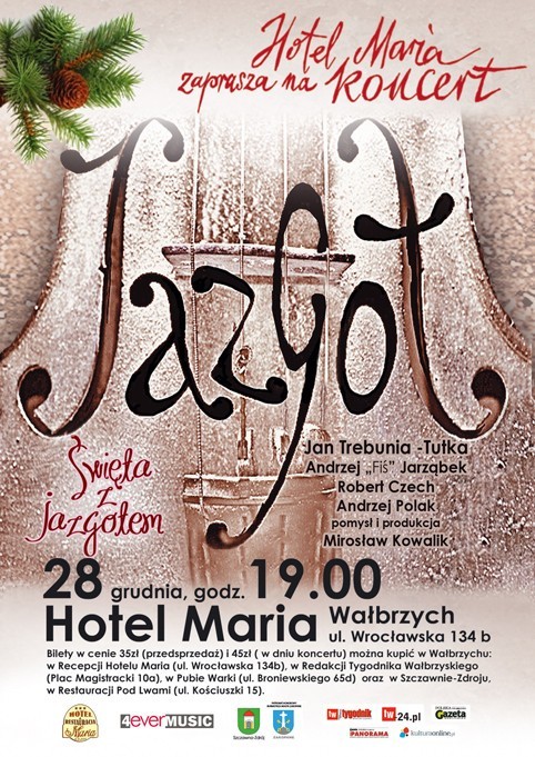 28 grudnia o g. 19 na scenie hotelu Maria wystąpi grupa...