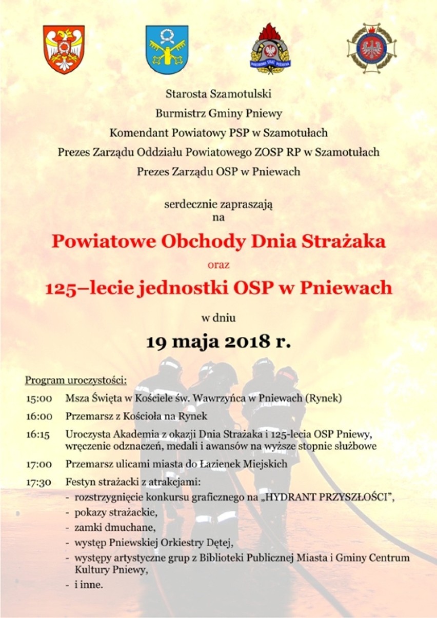 W sobotę 19 maja w Pniewach odbędzie się Powiatowy Dzień...