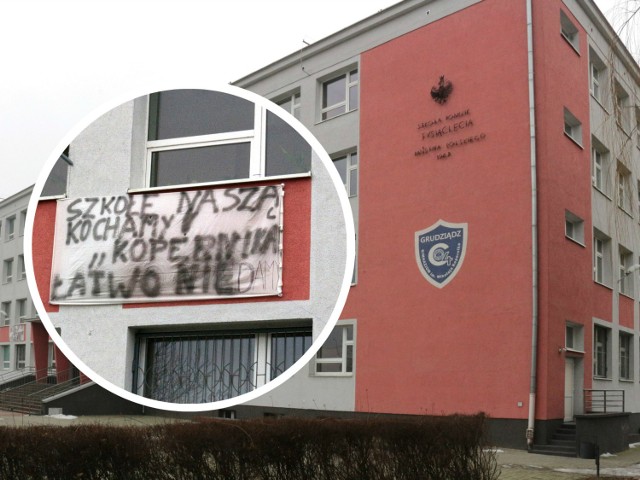 Kadra Gimnazjum nr 4 w Grudziądzu broni szkoły. Wsparcie uzyskała od trzech radnych.