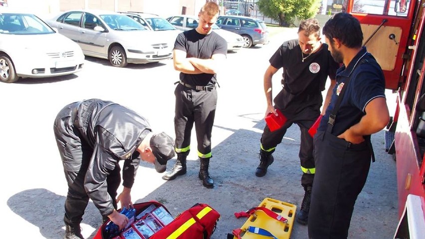 Niezapowiedziana inspekcja Ochotniczych Straży Pożarnych w Stradomi oraz w Sycowie