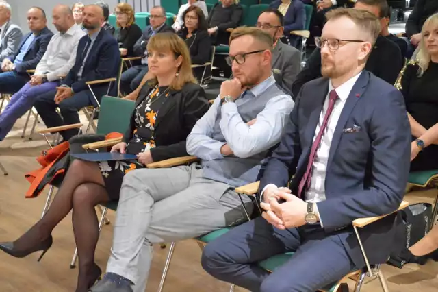 Na konferencji dyrektor doktor Monika Pachacz- Świderska, doktorzy Wojciech Czyżewski i Jakub Litak