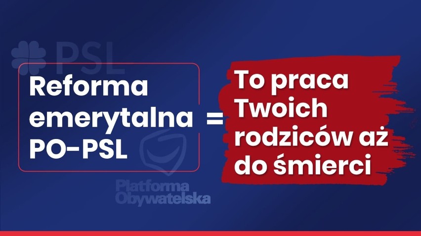 Prawo i Sprawiedliwość o wieku emerytalnym