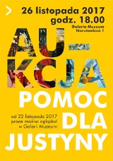 Wystawa i aukcja "Pomoc dla Justyny Ciupińskiej" w Muzeum Regionalnym w Radomsku