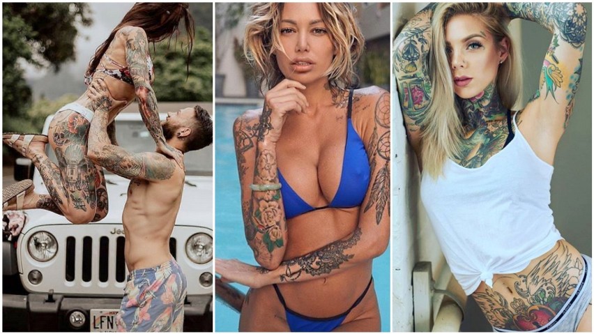 Wyzywające tatuaże na całym ciele. Jakim dziewczynom to pasuje?