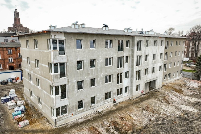 Będą nowe mieszkania komunalne w Częstochowie. Budowa przy ulicy Bardowskiego coraz bardziej zaawansowana