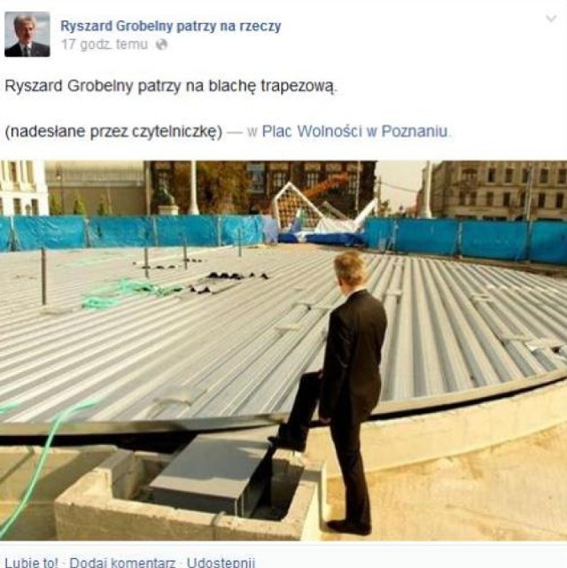 Ryszard Grobelny patrzy na rzeczy