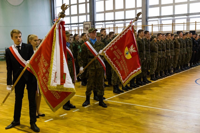 ZSO nr 9 w Białymstoku. Ślubowanie mundurówki