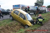 Wypadek w Roszkowie: Zderzenie ciężarówki z samochodem osobowym [ZDJĘCIA]