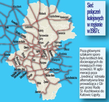 Mniej połączeń kolejowych w woj. śląskim [MAPA]