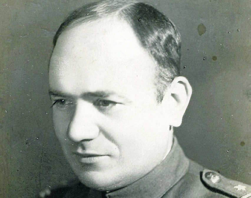 Zdjęcie portretowe mjr. Mazura z 1947 r.