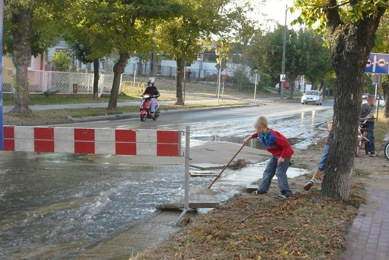Poważna awaria wodociągu na ul. św. Antoniego