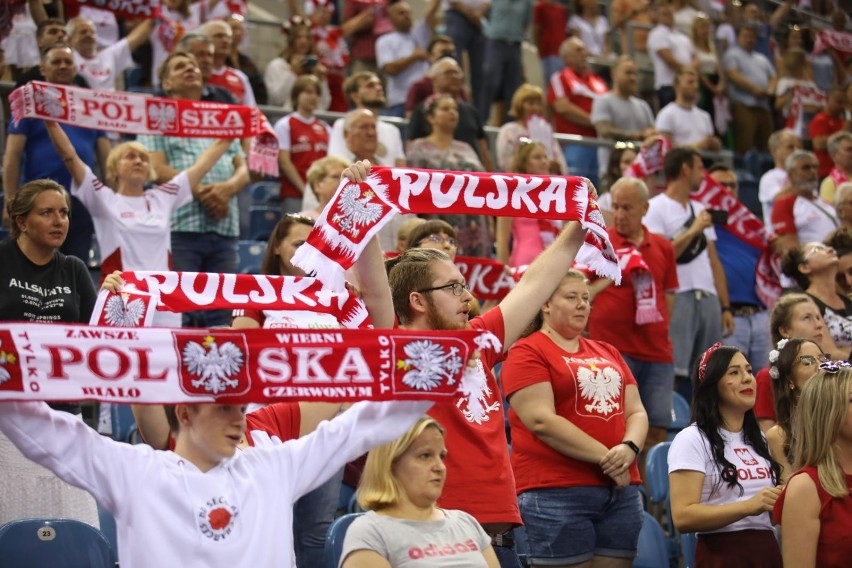 Kibice na meczu Polska - Azerbejdżan