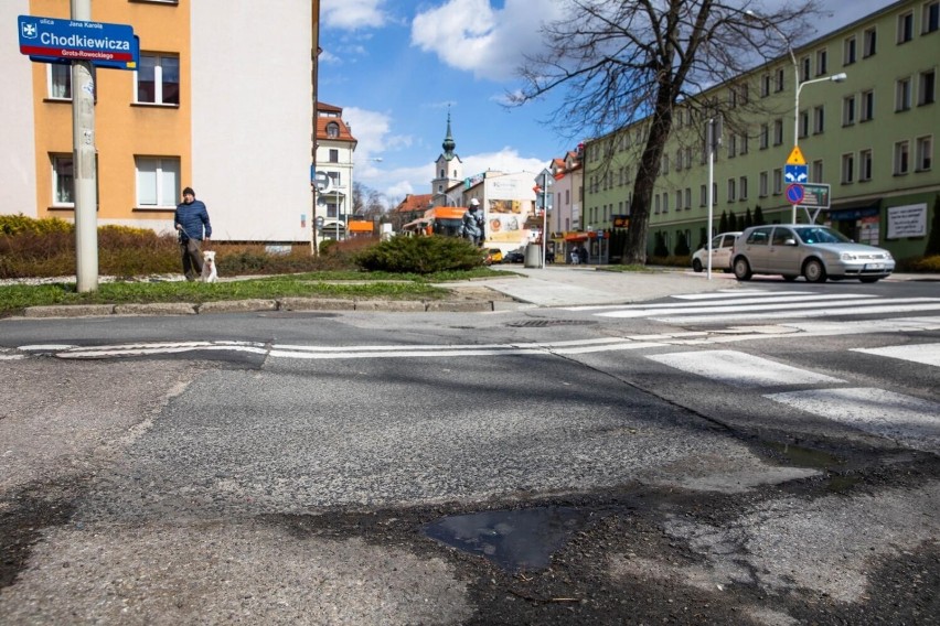 29.04.2022 Ulica Chodkiewicza w Rzeszowie.