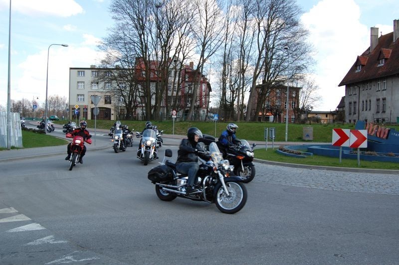 Motocykliści Motoserce 2012 w Kartuzach