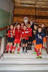 Mikołaj na turnieju piłkarskim żaków