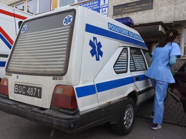 Poszkodowanych odwieziono do wadowickiego szpitala