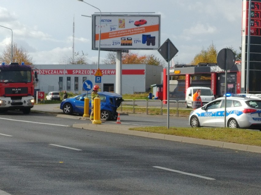 Wypadek na skrzyżowaniu w Radomiu.