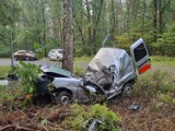 Wypadek w Dąbrówce Leśnej. Jedna osoba nie żyje [ZDJĘCIA]