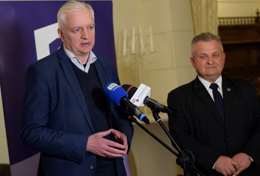 Gowin był wczoraj w Jarosławiu. Prezes partii Porozumienie spotkał się z podkarpackimi działaczami [ZDJĘCIA]