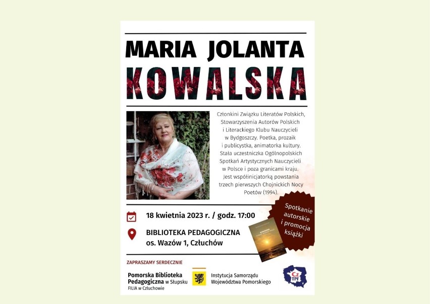 Spotkanie z Marią Jolantą Kowalską w bibliotece Pedagigicznej