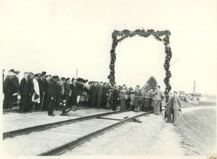 Uroczystość na kolei, ok. 1928 roku