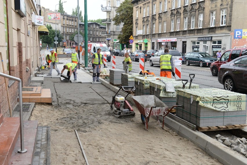 ZDM Poznań: Remont chodnika na 28 Czerwca 1956 r.