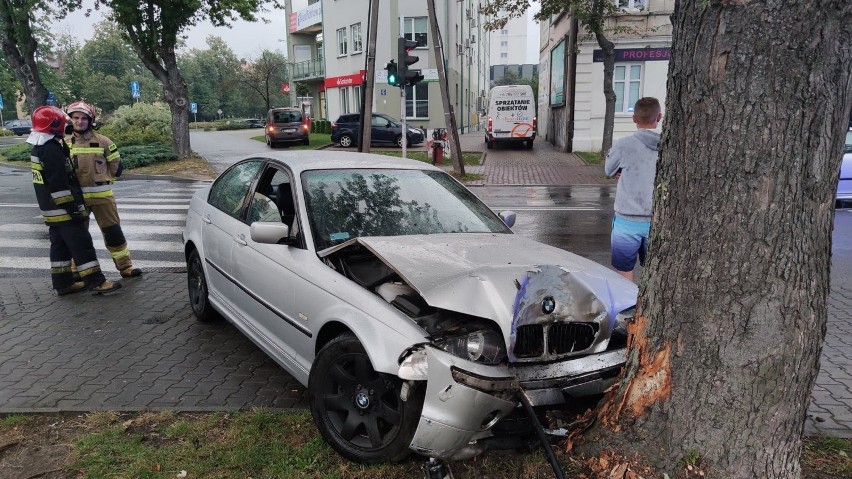 Wypadek koło McDonald's w Piotrkowie
