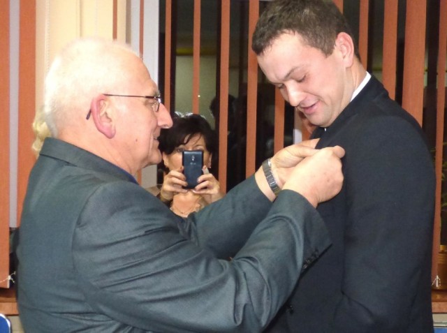 Grzegorz Durnaś otrzymał  odznakę dawcy krwi  1-go stopnia.