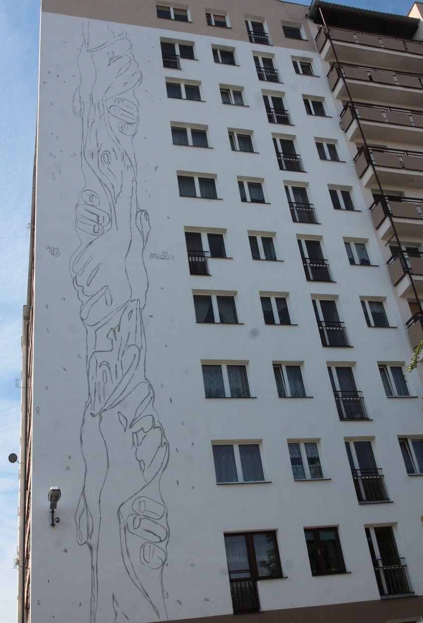 Czerwiec '76 w Radomiu. Mural już powstaje