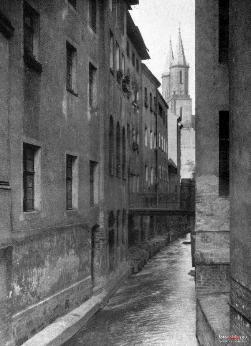 Dawna Legnica jak Wenecja! Zobacz na archiwalnych zdjęciach, ile uroku dodawała miastu zasypana rzeka Młynówka i jej mostki