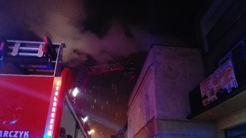 Pożar sadzy w kominie w budynku przy ul. Poznańskiej