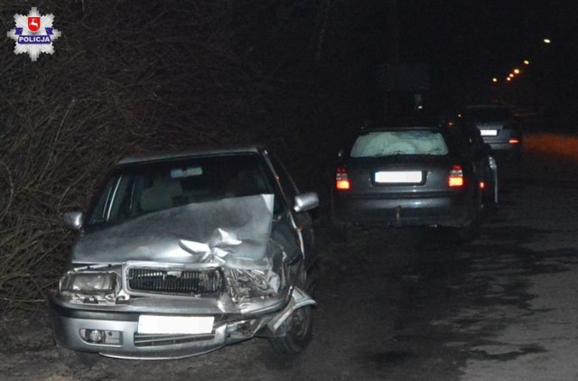 Zwierzyniec. W wyniku zderzenia dwóch aut jedna osoba trafiła do szpitala