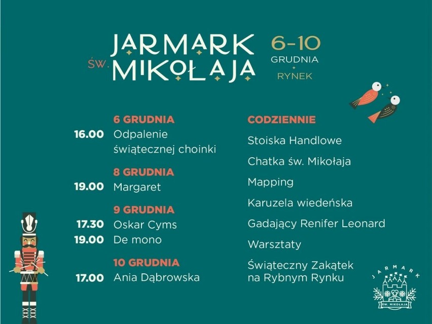 Jarmark św. Mikołaja w Grudziądzu z gwiazdami: Margaret, Oskar Cyms, Ania Dąbrowska i De Mono