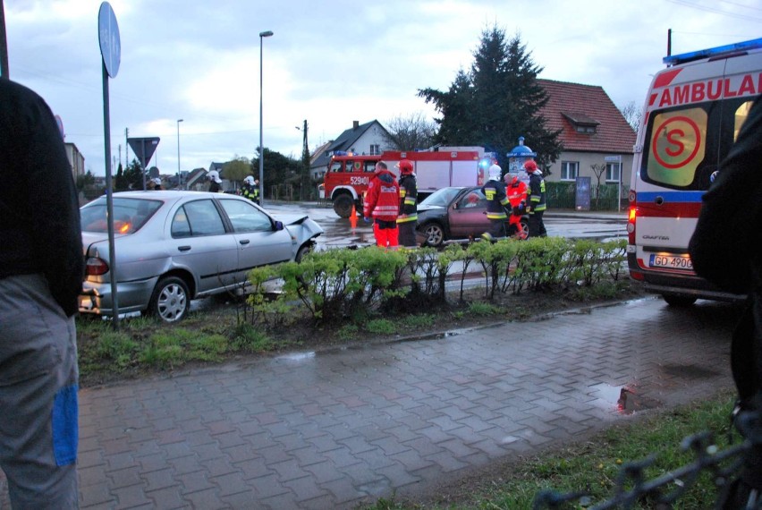 Wypadek na ul. Czarnkowskiej w Obornikach