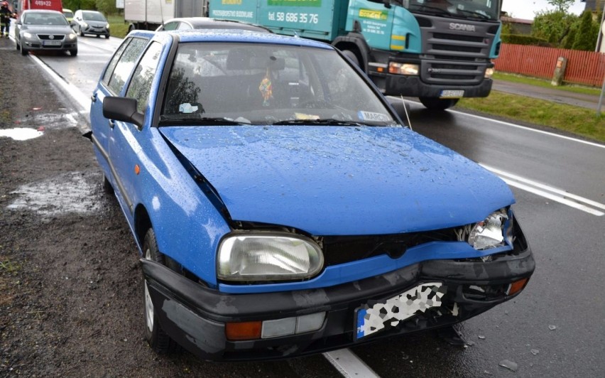 16  maja  doszło do wypadku na krajowej "20" w Borczu....